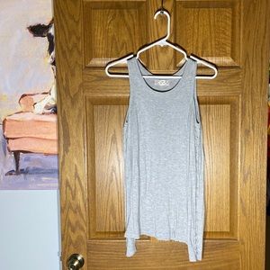 Grey Pink Republic Cold Shoulder Sweater.